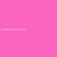 Leichte Marmor-Tastatur